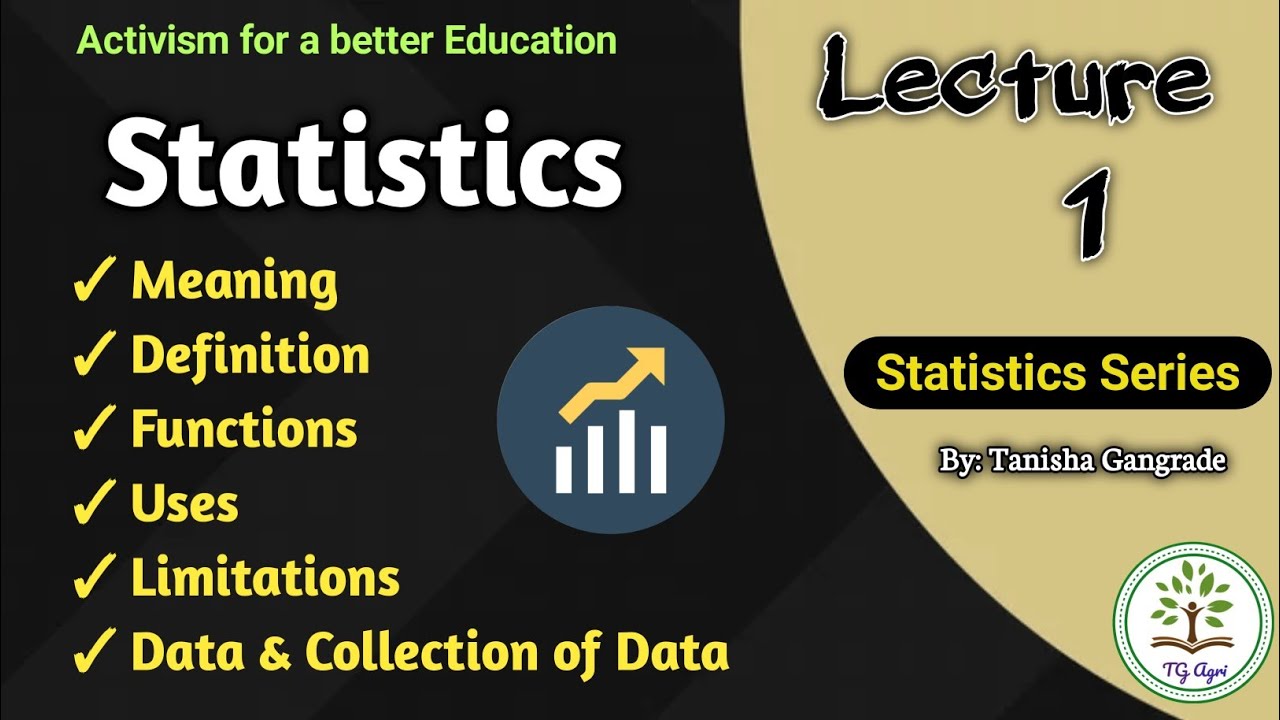 Statistics | Definition | Function of Statistics | Introduction of Statistics | by Tanisha Gangrade