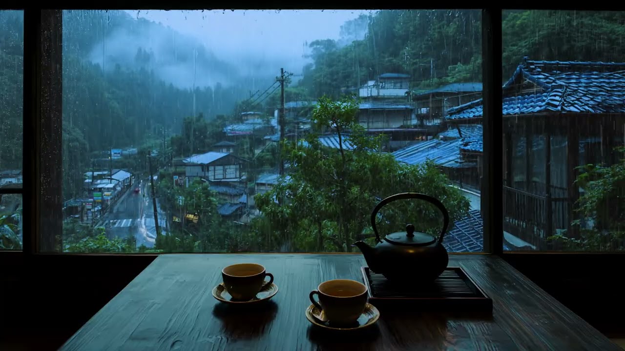 穏やかな雨の夜に寄り添う音｜心を癒し、優しい眠りへと導くナチュラルリラクゼーションミュージック