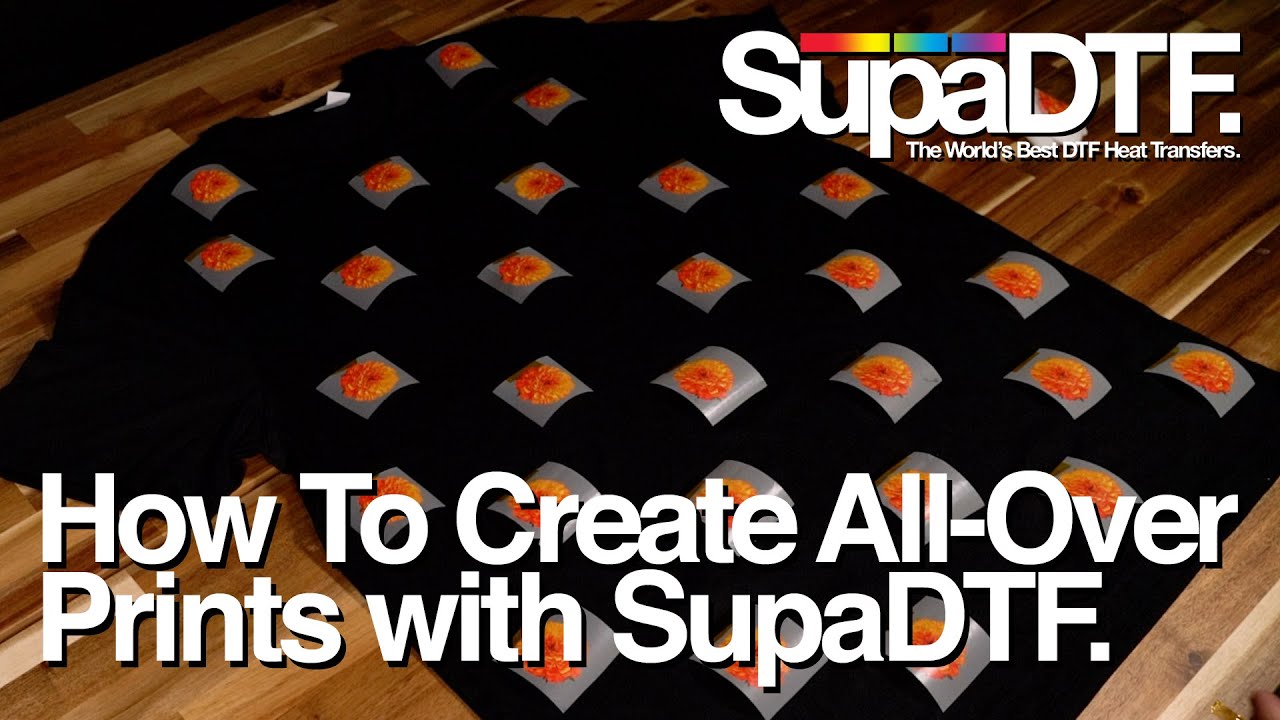All-Over T-Shirts Made with SupaDTF - Tutorial