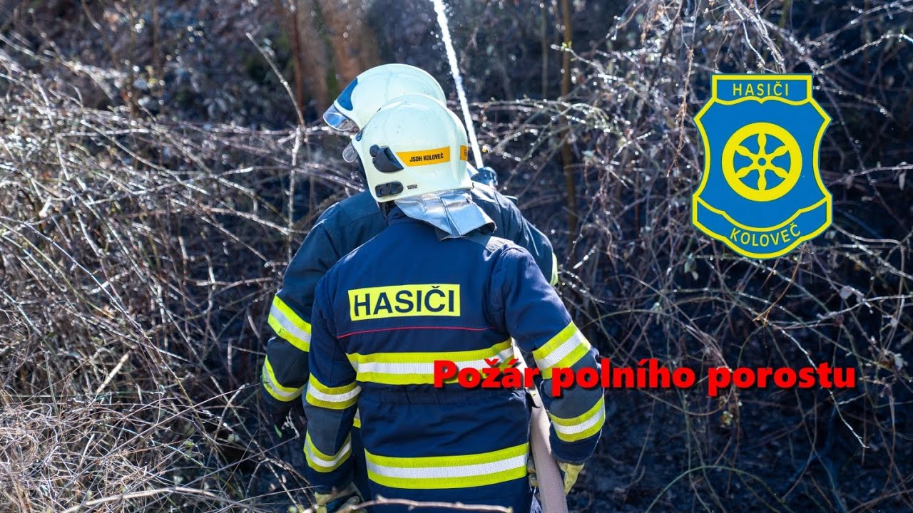 Nedělní požár polního porostu v Hříchovicích