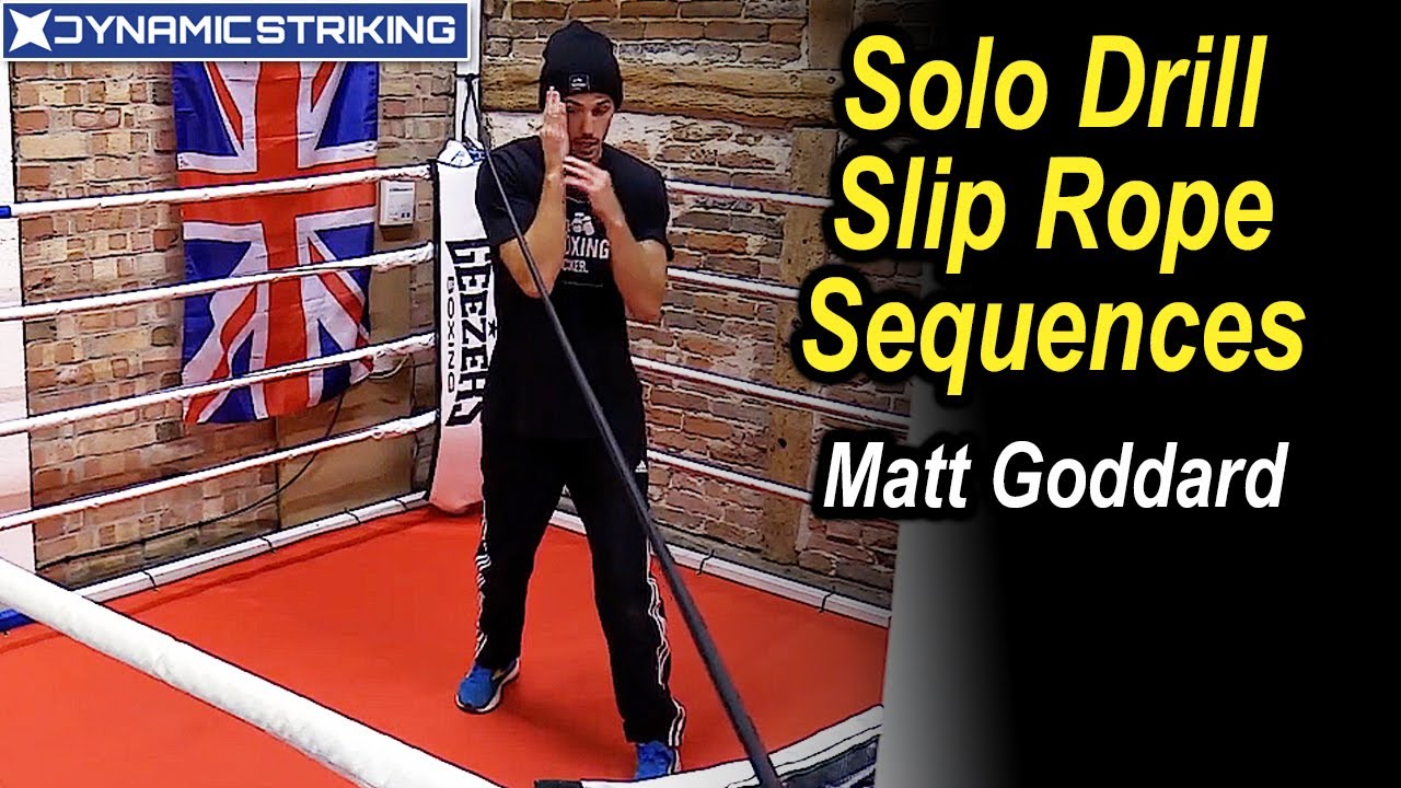 Boxing Solo Drill Slip Rope Sequences by Matt Goddard