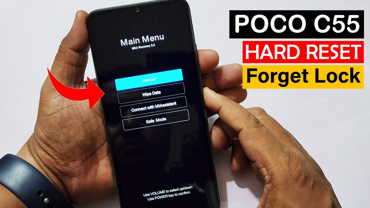 How to Hard Reset POCO C55 ?  Easy trick with Keys