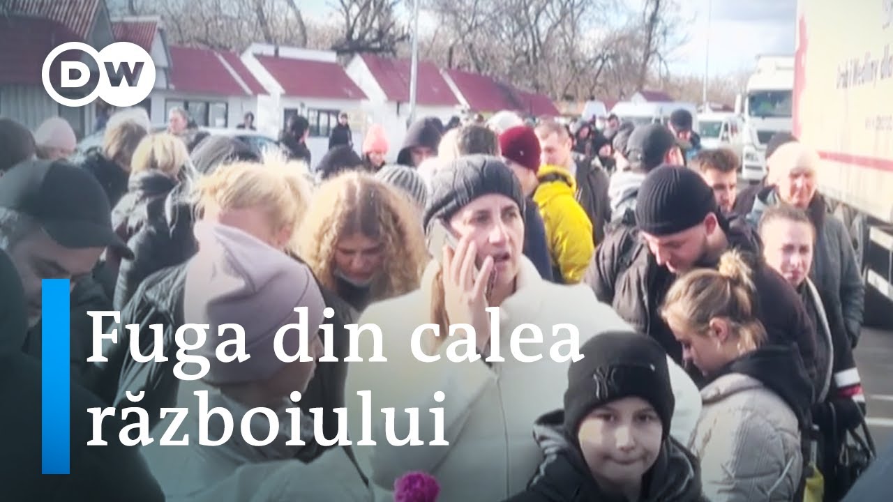 Ucraina: Mii de oameni se refugiază în UE