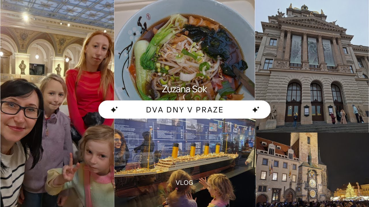 DVA DNY V PRAZE❤️byly trable🎄TITANIC A NÁRODNÍ MUZEUM❄️KRIZE NA STAROMÁKU❄️