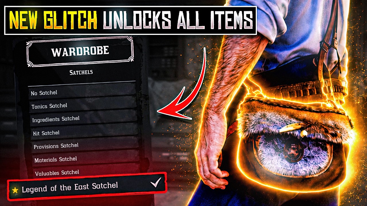 NEW Glitch to GET The Legend of the East Satchel in Red Dead Redemption 2