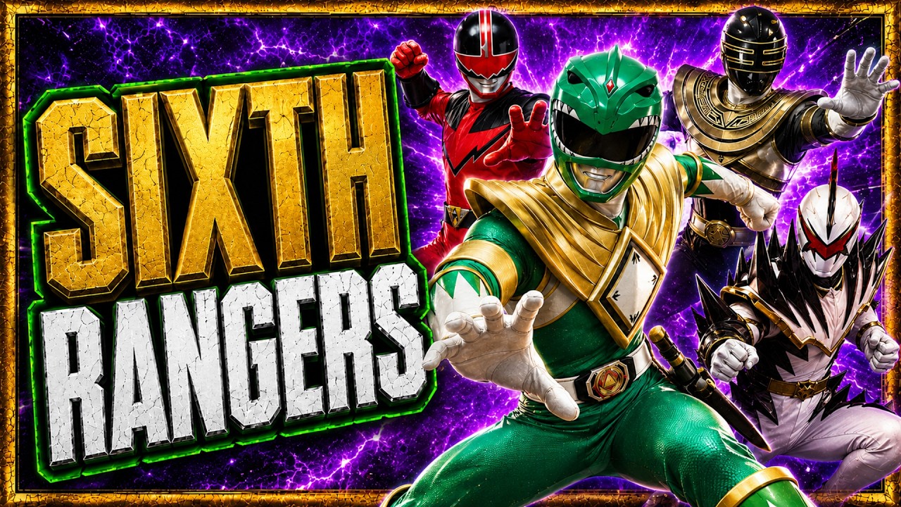 Top 10 SIXTH RANGERS from Super Sentai!