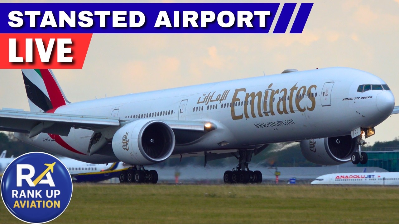 🔴 Stansted Airport Plane Spotting LIVE | Big Plane Landing & Taking Off | 21/02/26