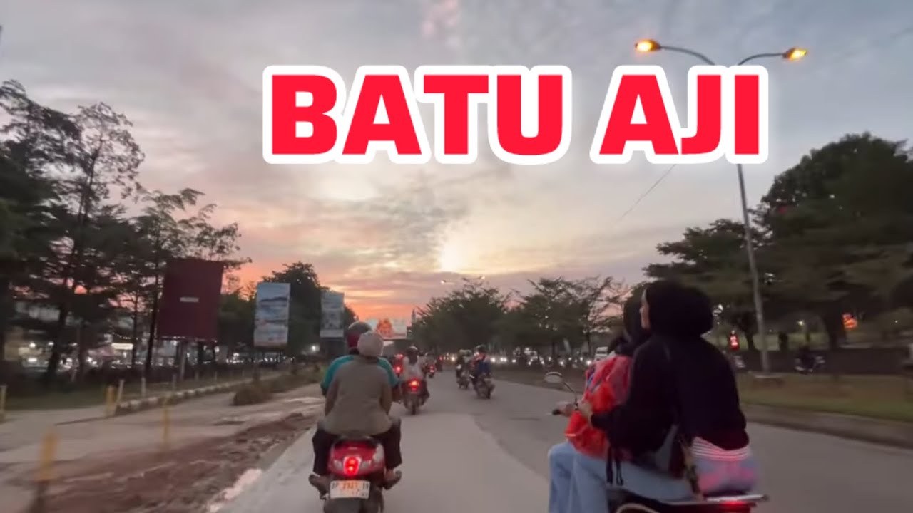 Suasana Batu Aji Sore Hari Tahun 2025