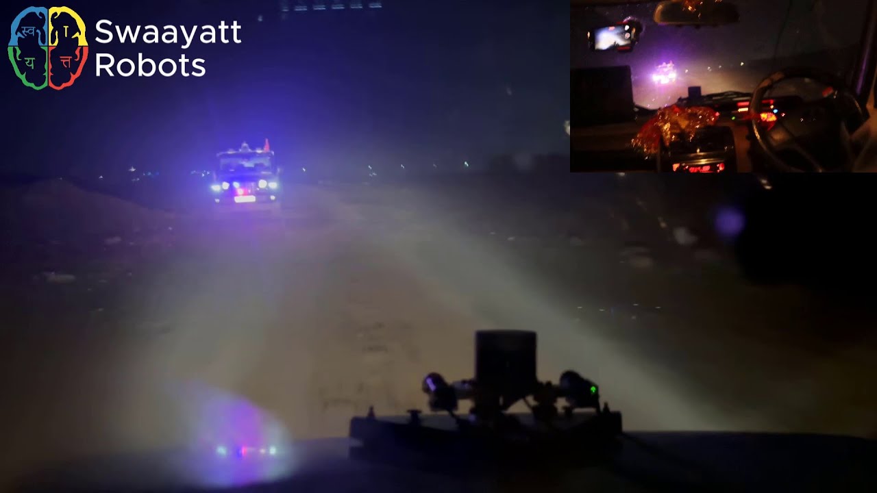 Autonomous Driving Off-Roads at Night with Obstacles Avoidance