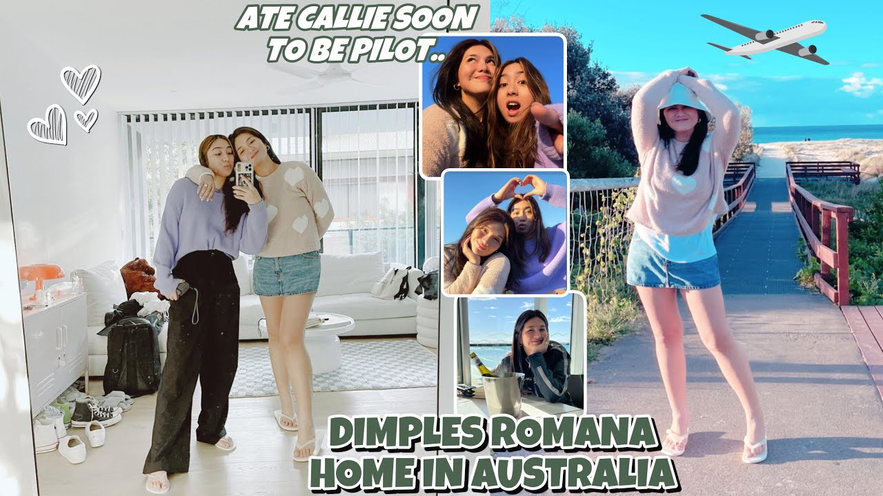 BAHAY SA AUSTRALIA NI DIMPLES ROMANA ❤️ BINISITA NI DIMPLES ANG ANAK NA SI CALLIE SOON TO BE PILOT!