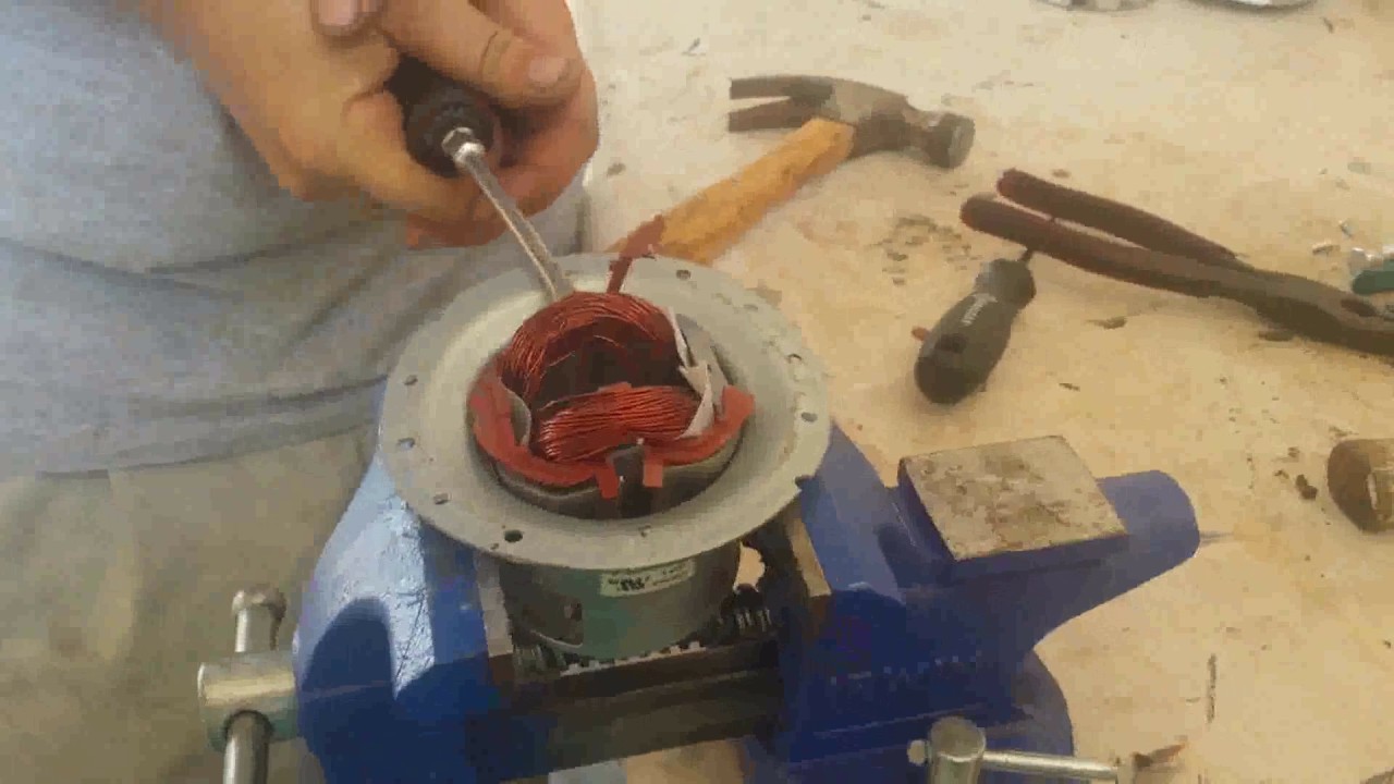 Scrapping Vacuum Motors For Copper