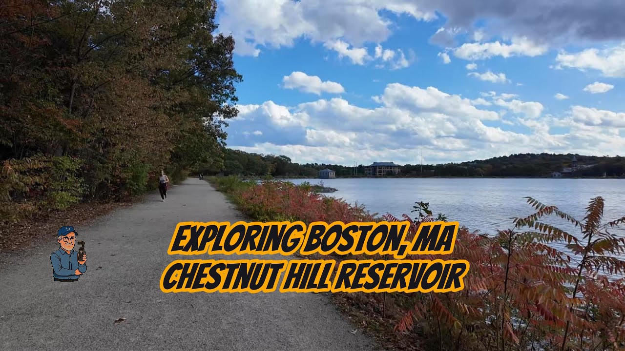 Exploring Boston, MA: Late Fall Walk Around Chestnut Hill Reservoir