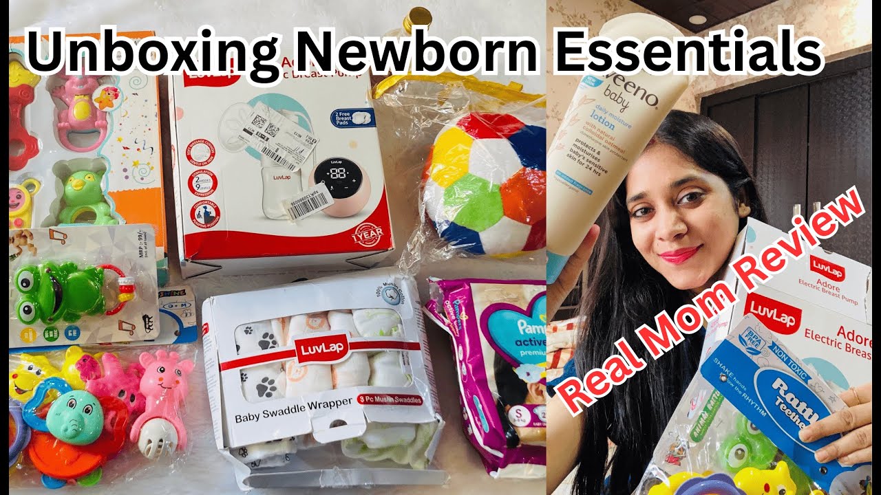 What I Use Daily for My 3-Month-Old Baby | Newborn to Infant Essentials #newmom #newborn #unboxing