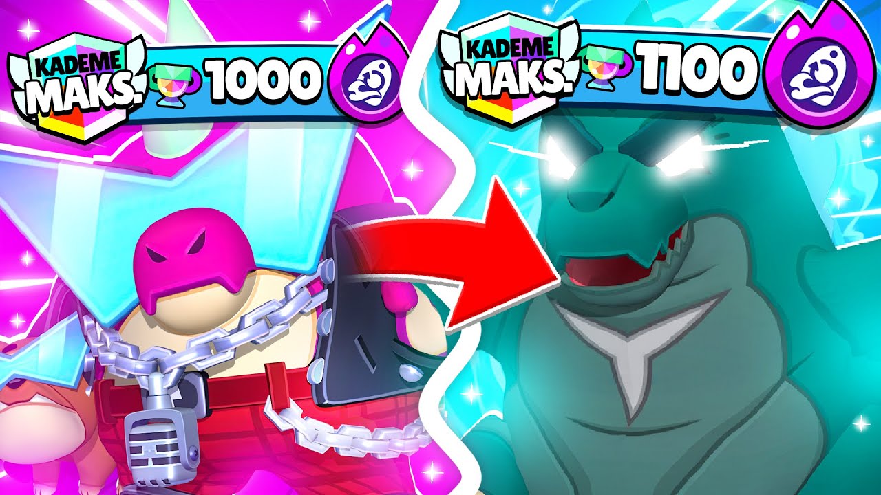 Godzilla Buzz 1100 Kupa | Süper Taktikle Yükseldim – Brawl Stars