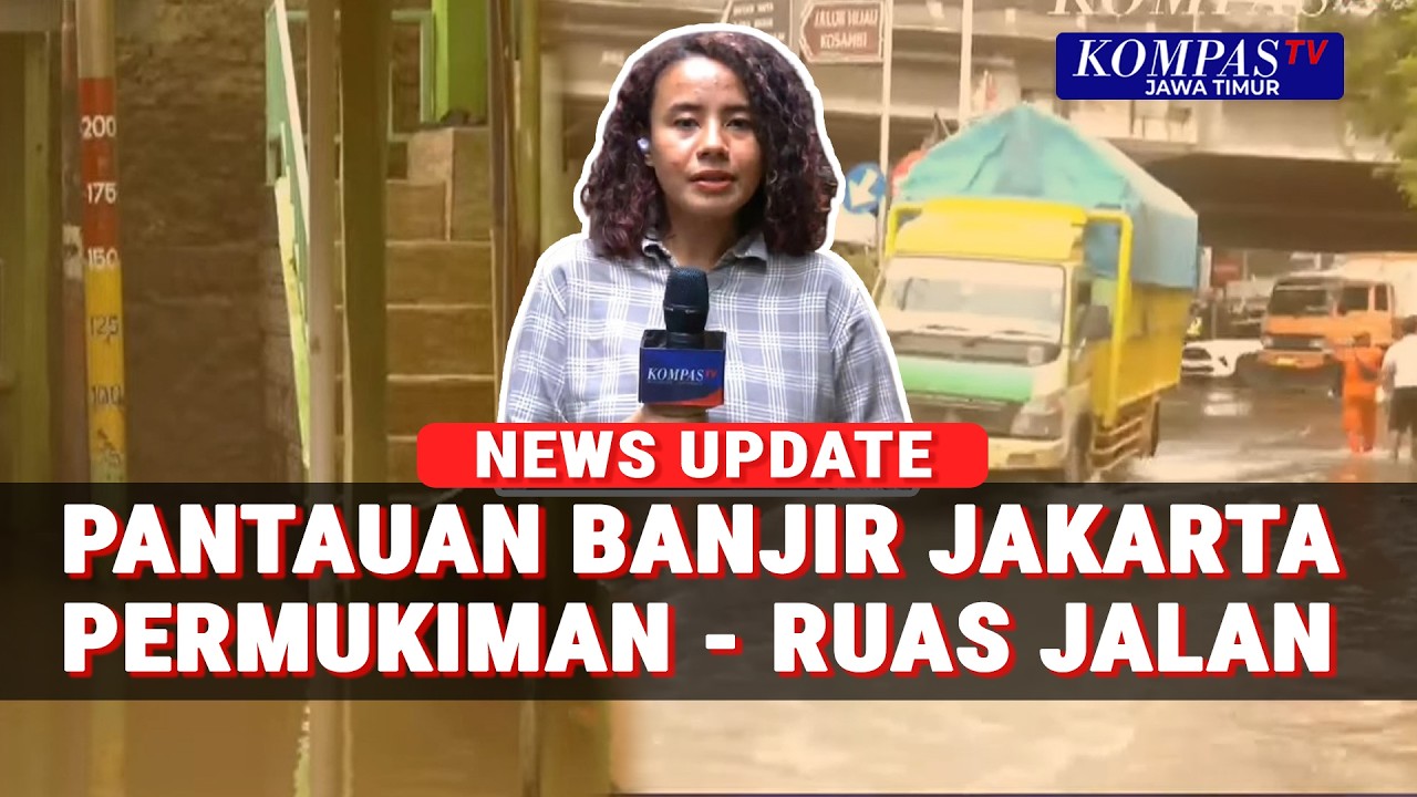 Update Terkini Banjir Jakarta: Air Berangsur Surut, Lalu Lintas di Sejumlah Jalan Masih Tersendat!