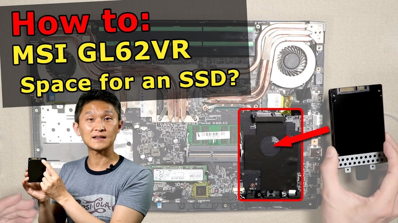 How2: Installing an SSD in an MSI GL62VR