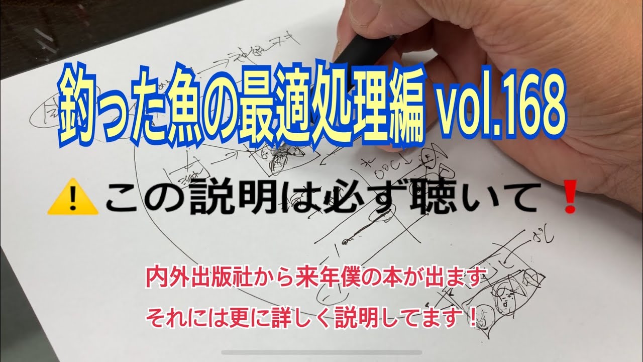 釣った魚の最適（簡単）処理編 vol.168
