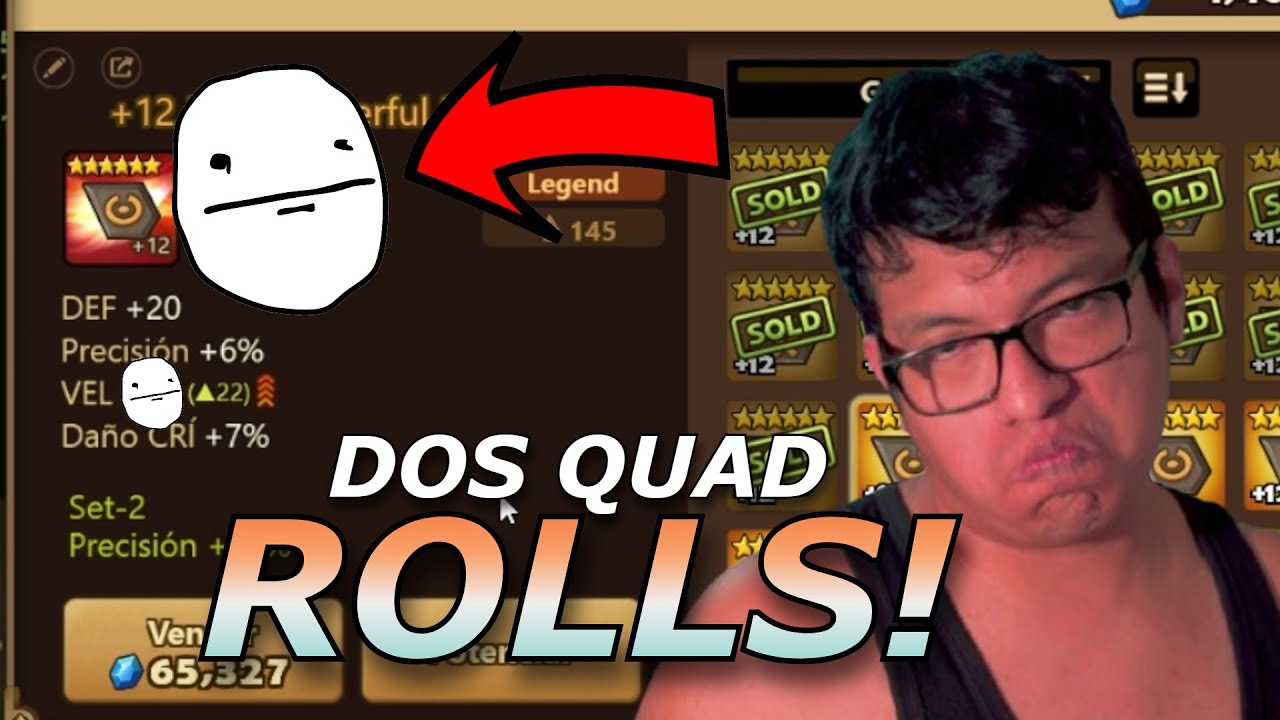 MI TRUCO DE SACAR QUAD ROLL DE SPD FUNCIONÓ DOS VECES #summonerswar 2026