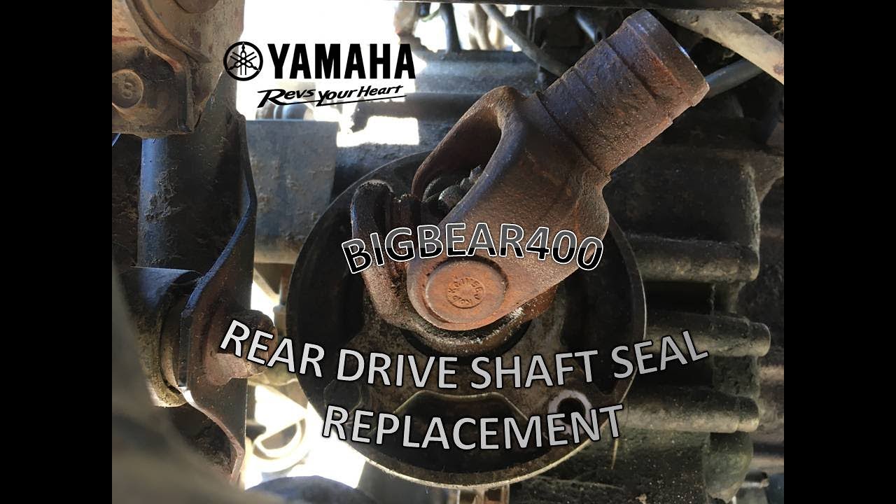 How to Replace Rear Drive Shaft Seal on Yamaha - Step by Step!