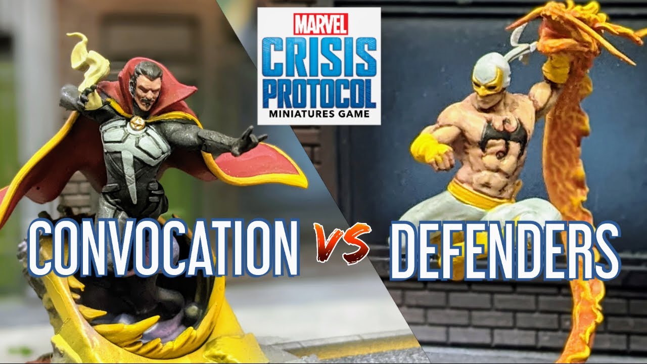 Marvel Crisis Protocol Battle Report - Episode 23 - Defenders vs  Convocation