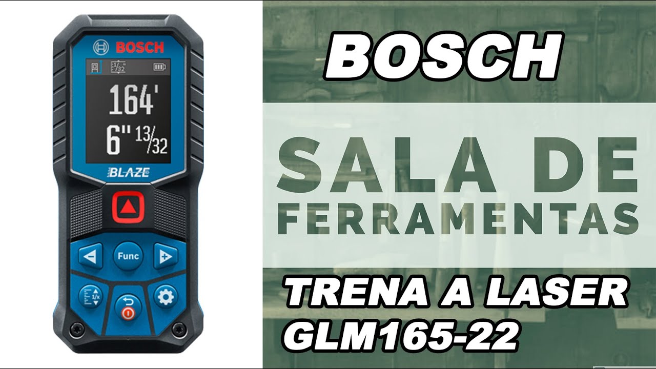 A MELHOR TRENA A LASER BOSCH GLM165-22 LANÇAMENTO @boschferramentaselétricas #BOSCH