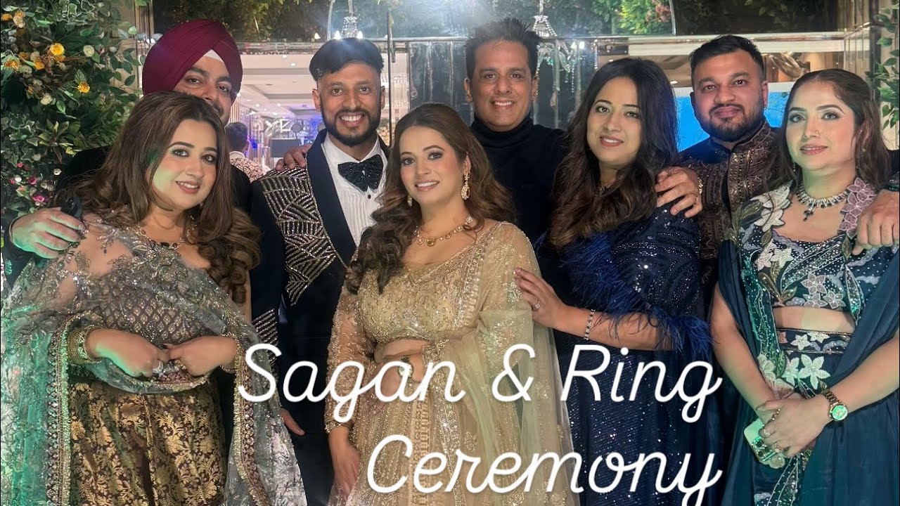 Sagan & ring ceremony | maine kiya apni new bhabi ka makeup 💕