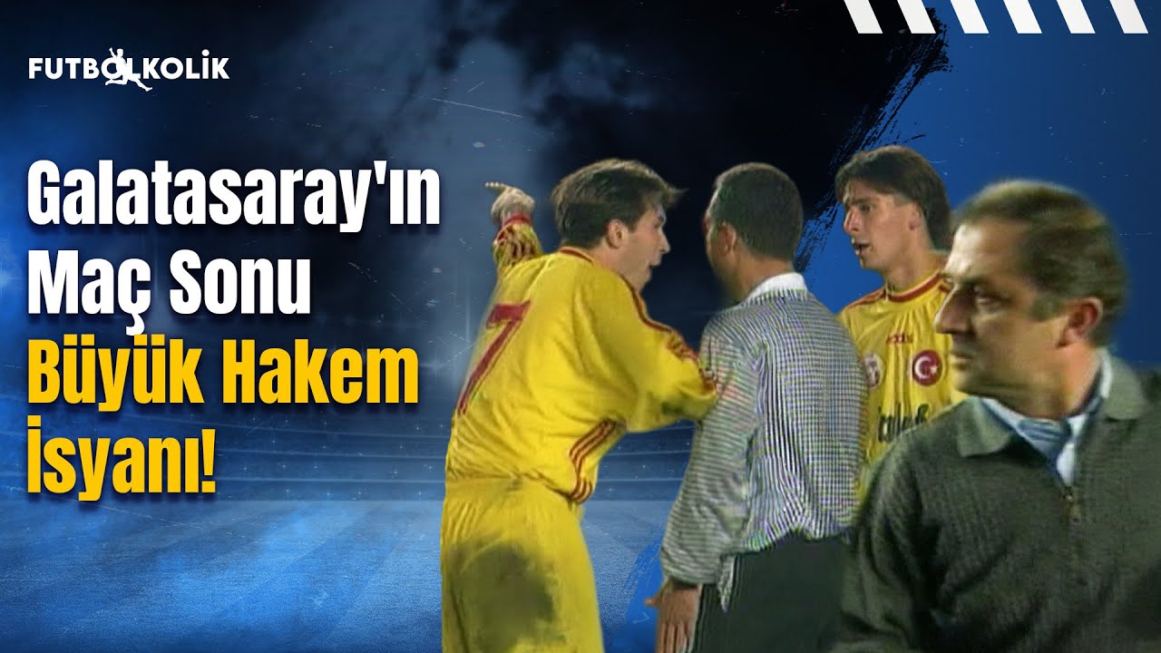 Galatasaray'ın Maç Sonu Büyük Hakem İsyanı! |Galatasaray-Vanspor 1996-97 Sezonu