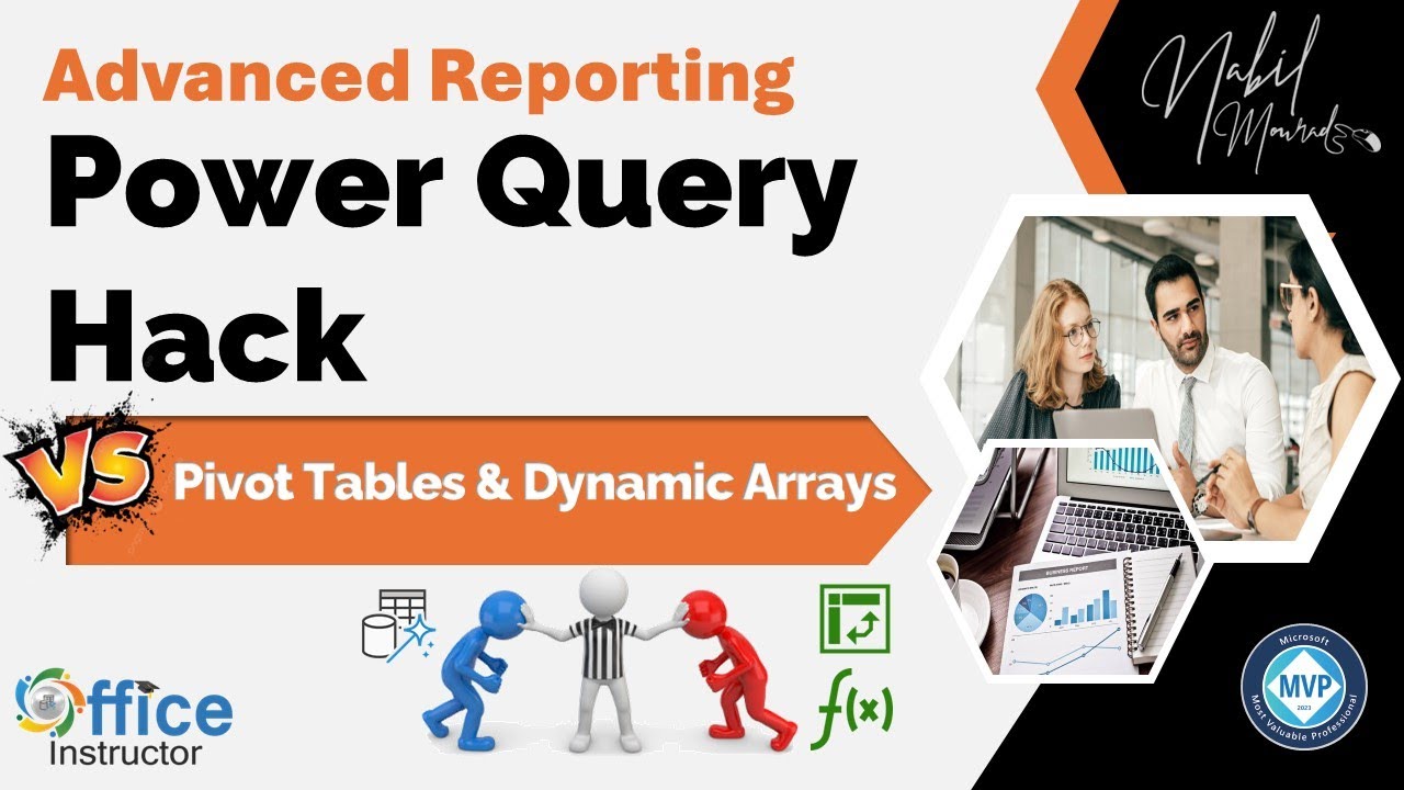Power Query Hack vs Pivot Table with Dynamic Arrays - Excel Report