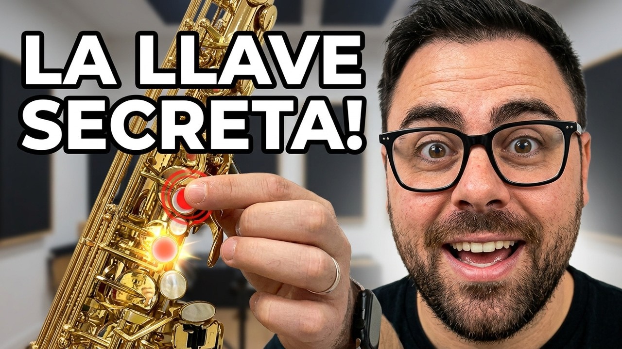 La llave X del SAXOFÓN (llave gota)