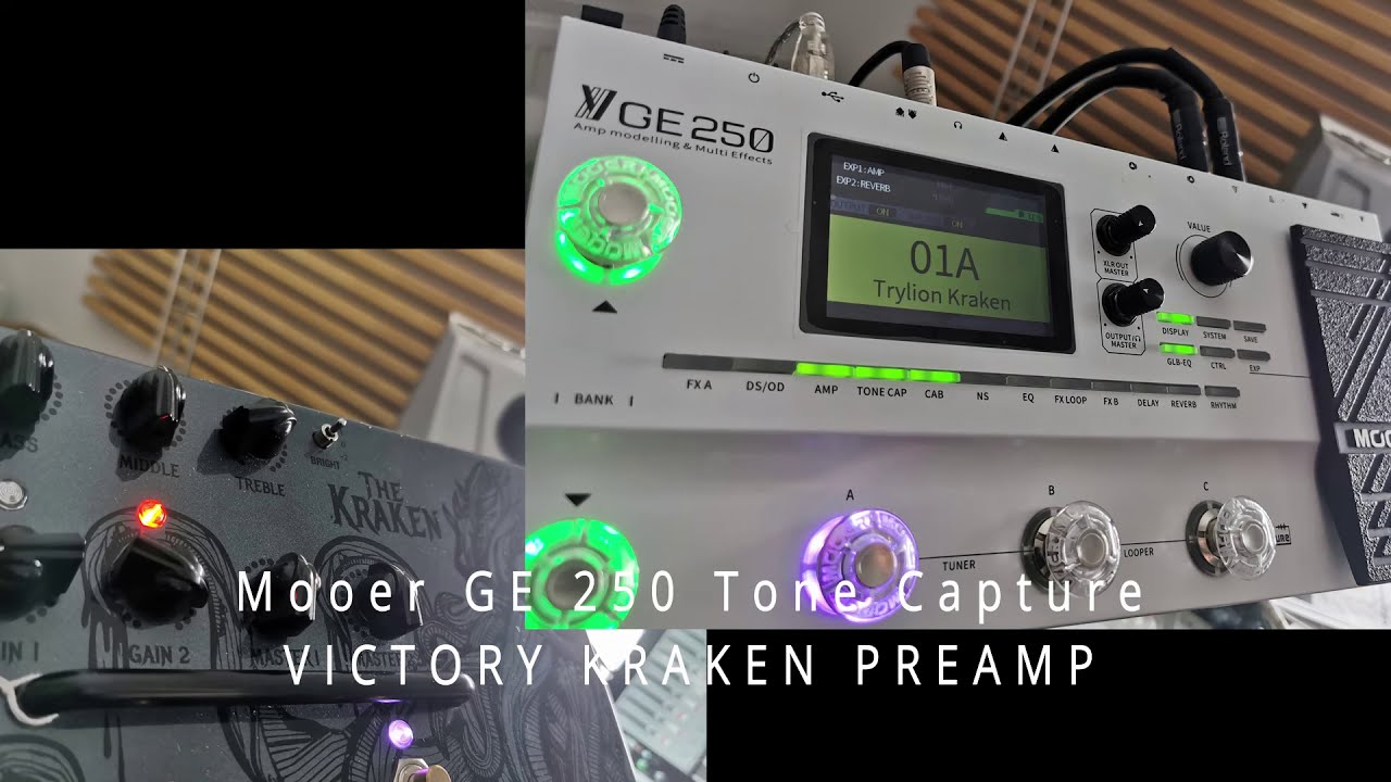 Victory Kraken Preamp Tone Capture Mooer GE 250 - djent tone