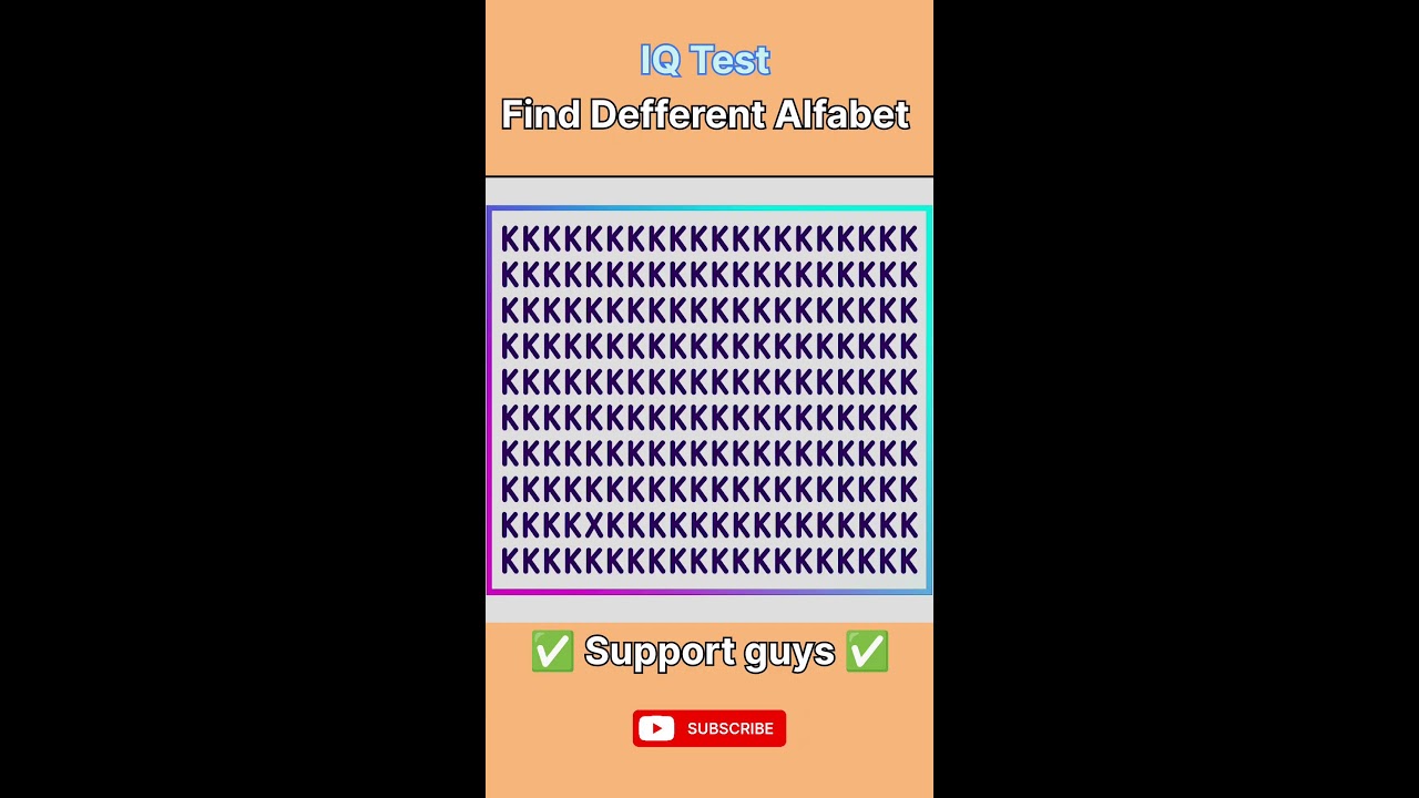 99% Log Is Alphabet Ko Nahi Dhoondh Paate 😱 | Find the Different Letter Challenge