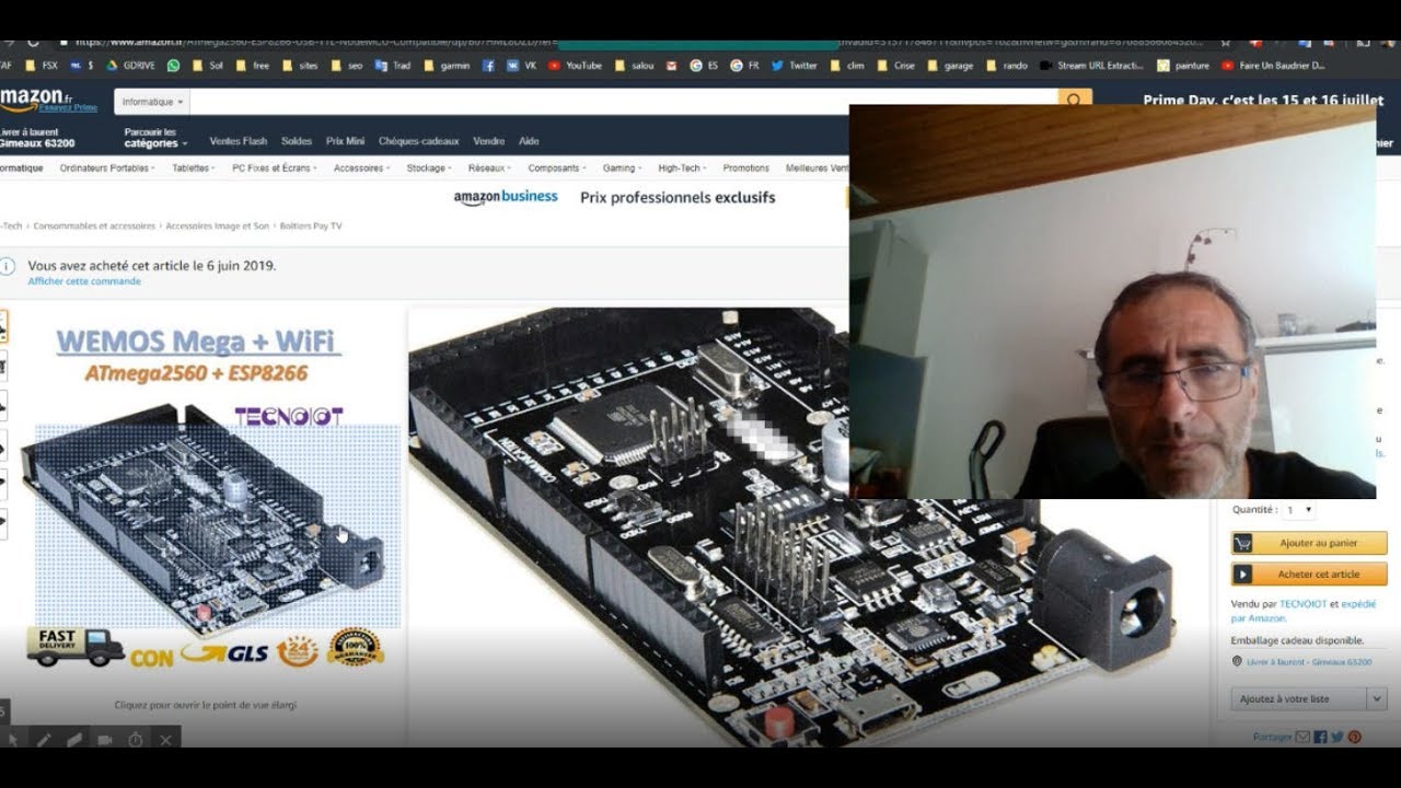Tuto infaillible arduino wifi  WeMOS Mega  ESP8266