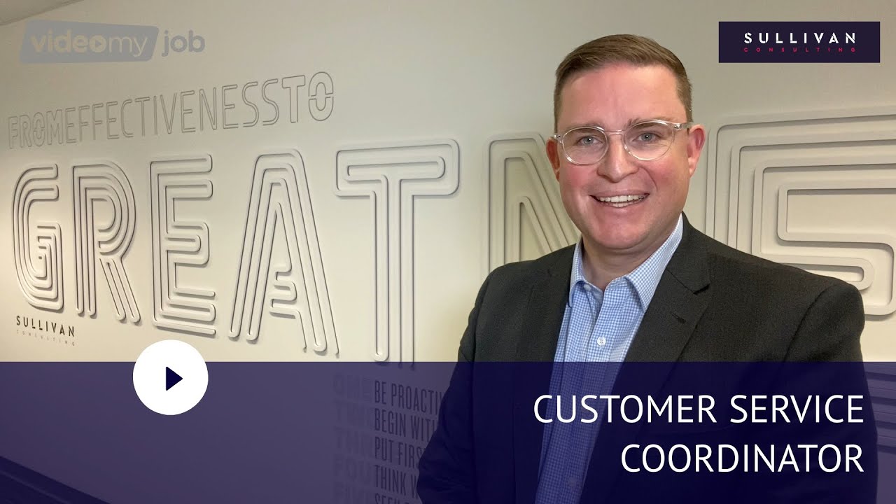 CUSTOMER SERVICE COORDINATOR