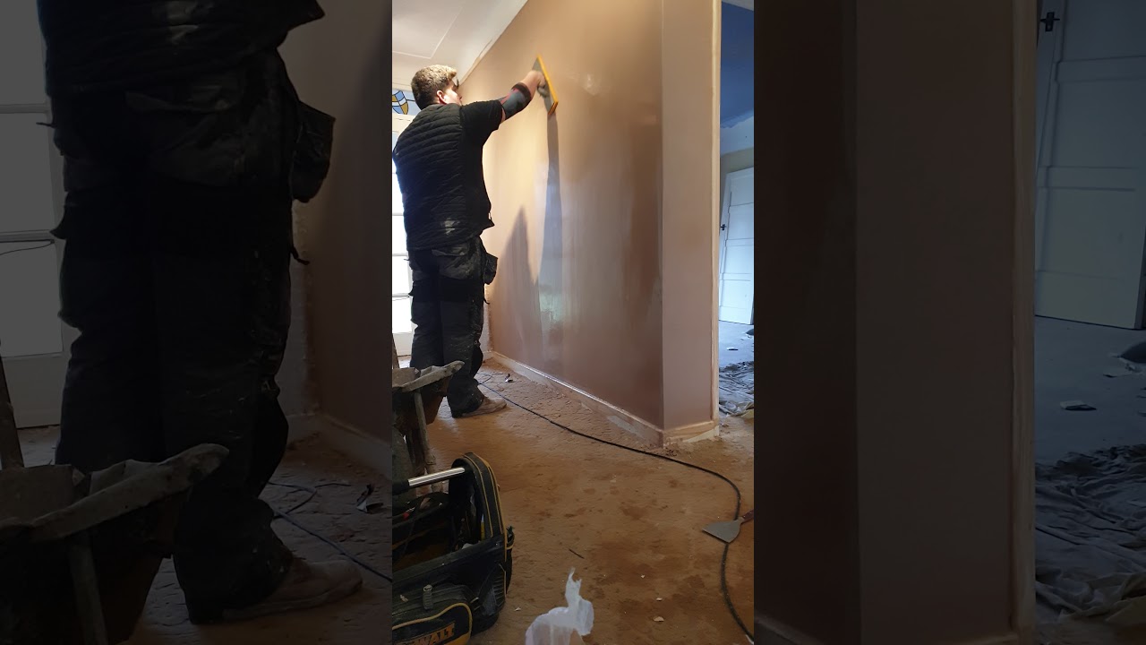 Sponge float plastering(1)