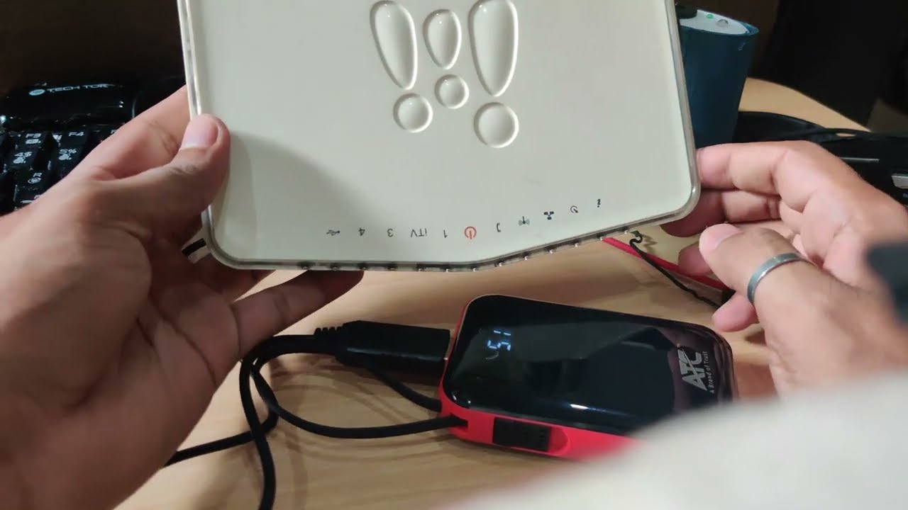 Power any WIFI router using power bank