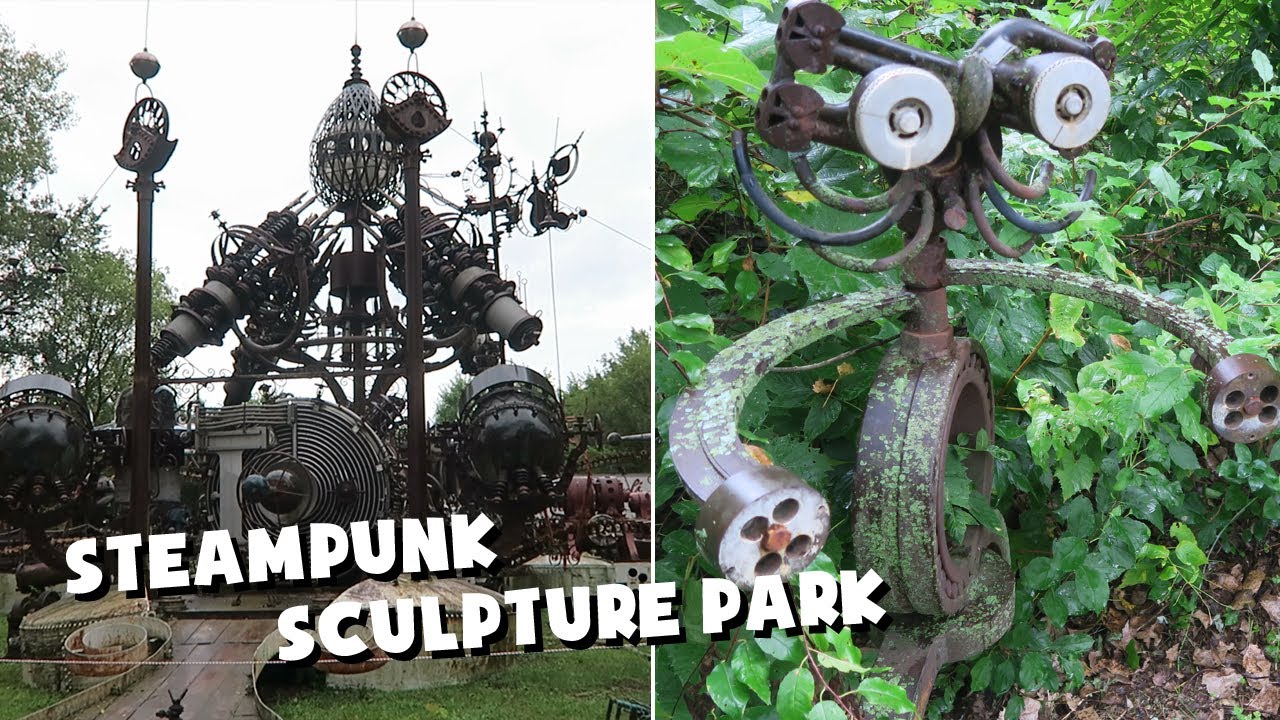 Dr. Evermor's FOREVERTRON Scrap Metal Sculptures