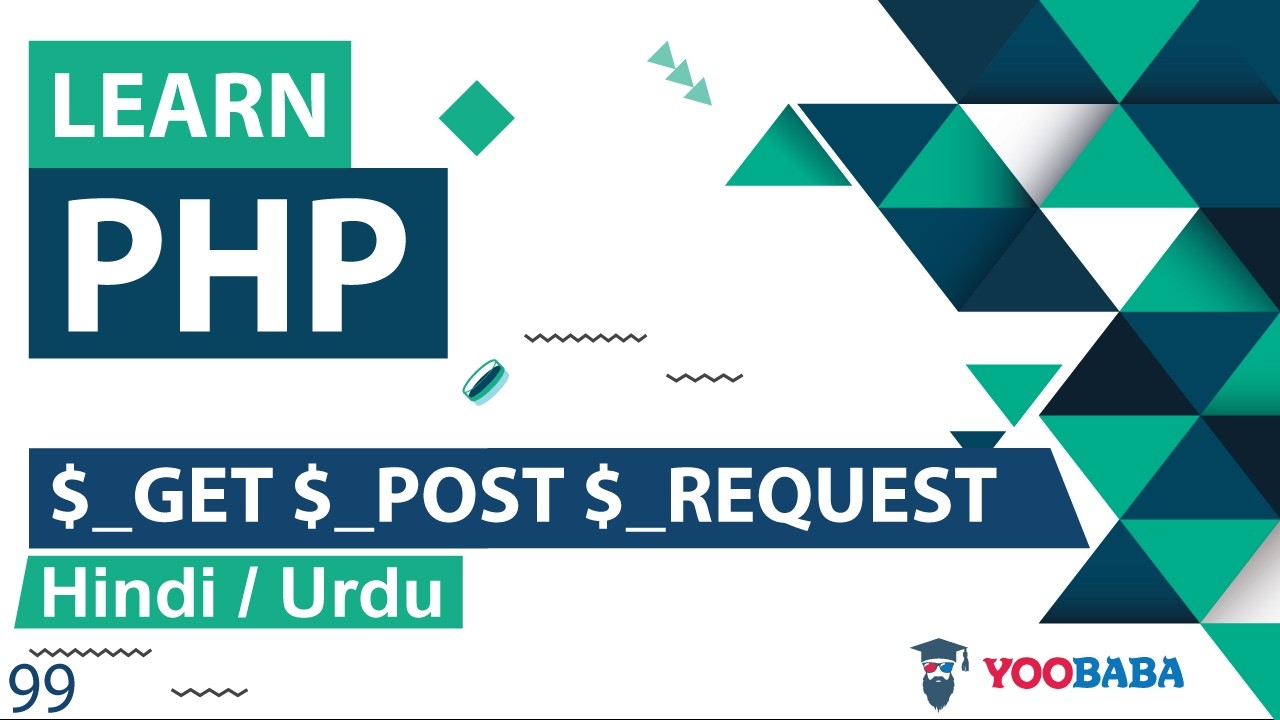 PHP $_GET $_POST $_REQUEST Variables Tutorial in Hindi / Urdu