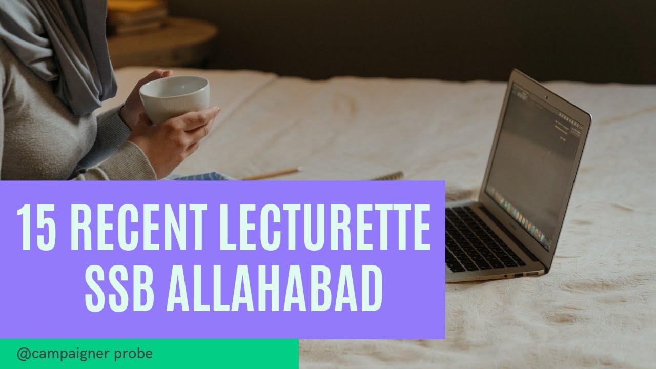 15 Lecturette Topics | SSB ALLAHABAD | CDS | AFCAT | NDA | INET