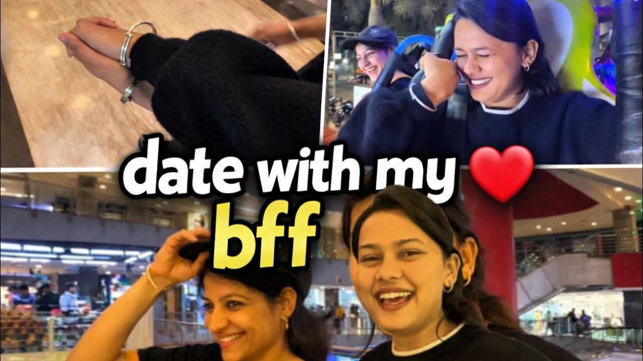 Date with my❤️bff🥰|street food,shopping& games|daily vlog day:-51✨|#dayout #zudio #streetfood 