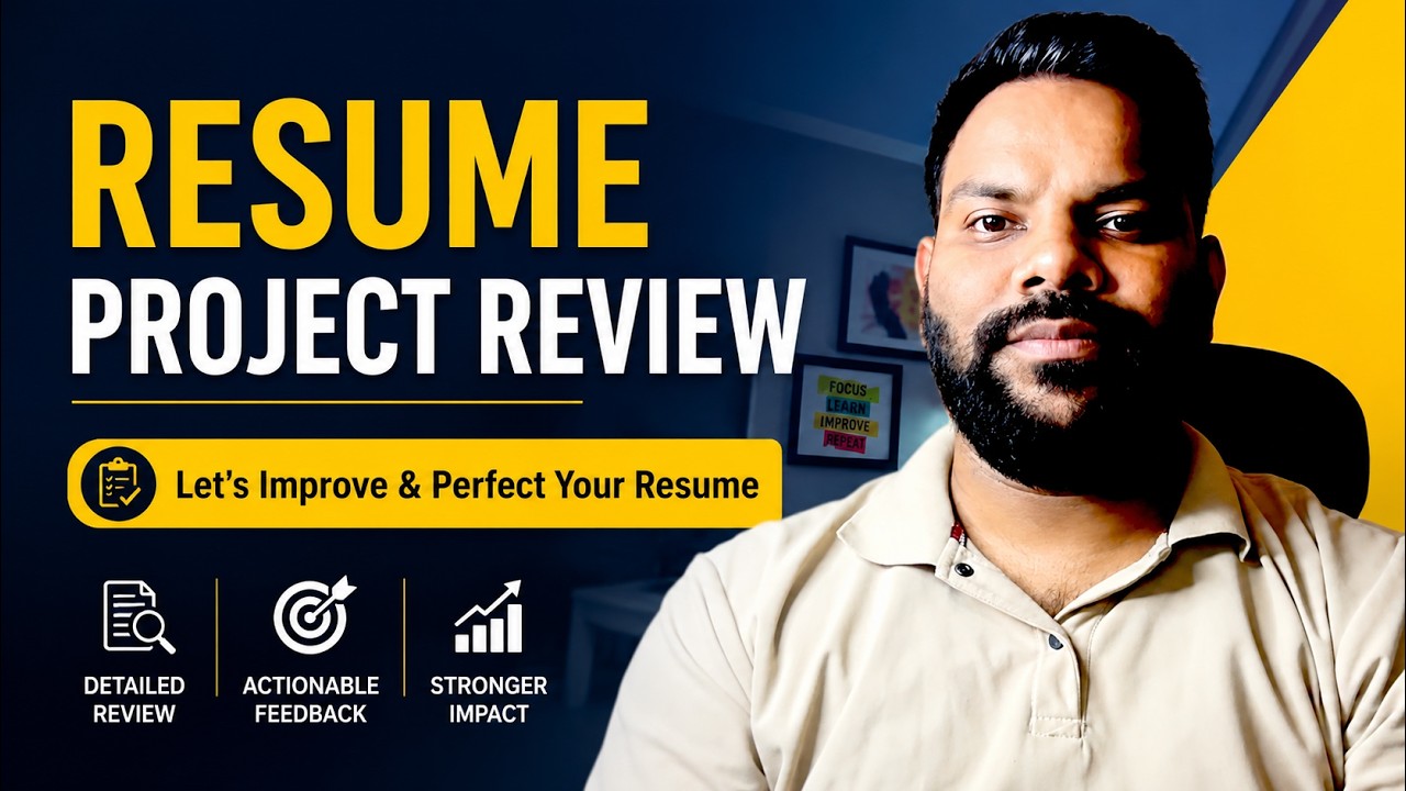 Resume Review Live | Fix These Mistakes Before Applying for Jobs