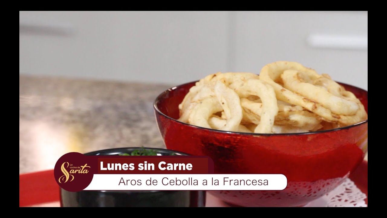 Aros de cebolla a la francesa