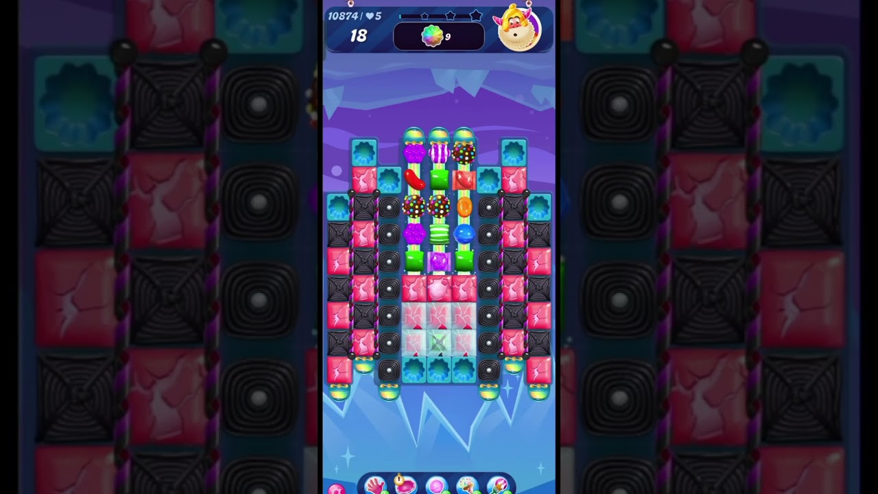 Candy crush saga level 10871 -- 10875 | Candy 