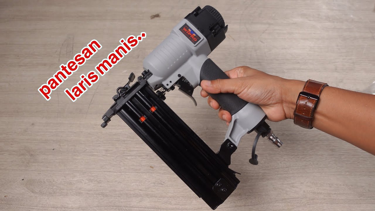 Kapasitas besar tp compact.. paku tembak F50 paling nyaman sih ini - Wipro F50 ga18 air brad nailer