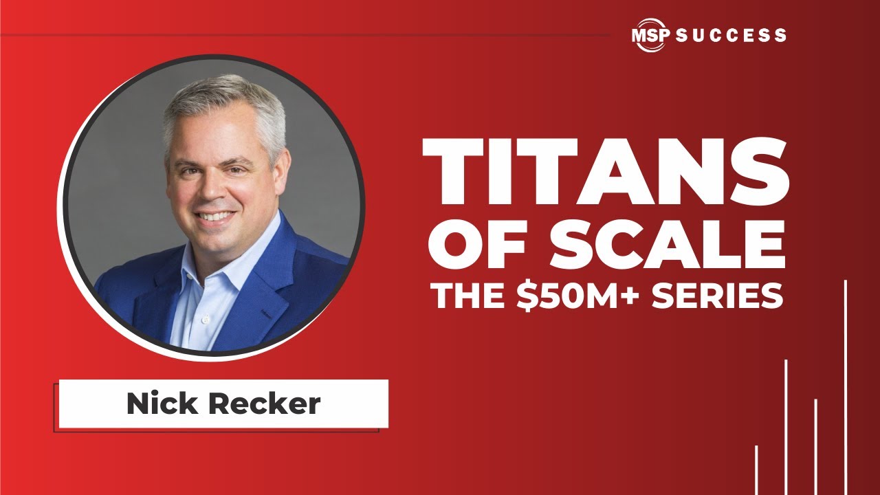 From Physician Basements to PE Backing: How Nick Recker Scaled His MSP with End-Market Expertise