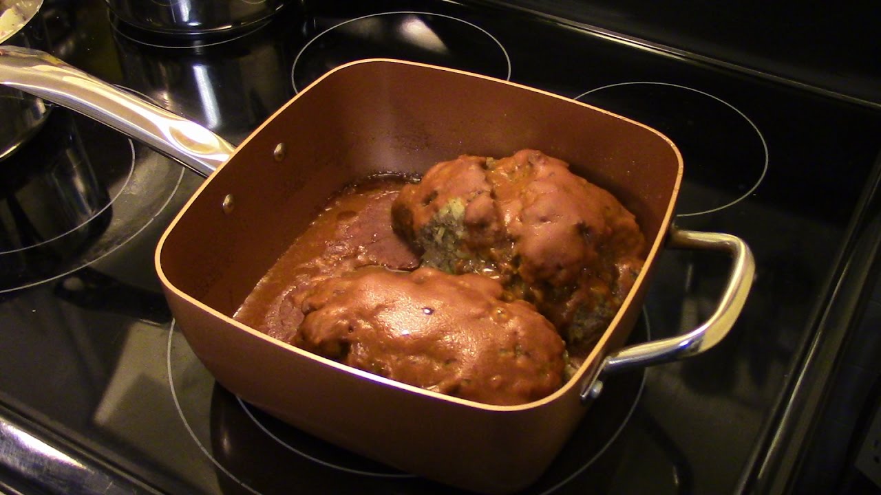 Meatloaf in the Copper Chef Pan