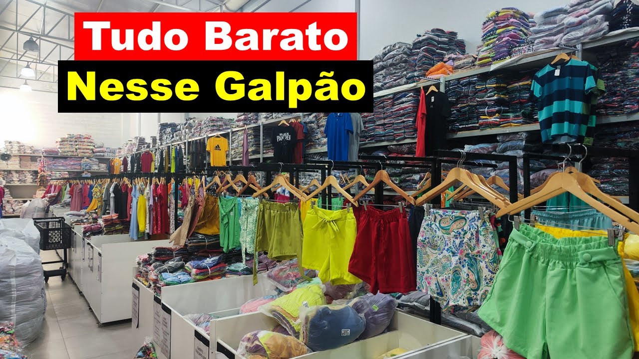GRANDE GALPÃO DE ROUPAS VARIADAS EM SANTA CRUZ DO CAPIBARIBE MUITO BARATO
