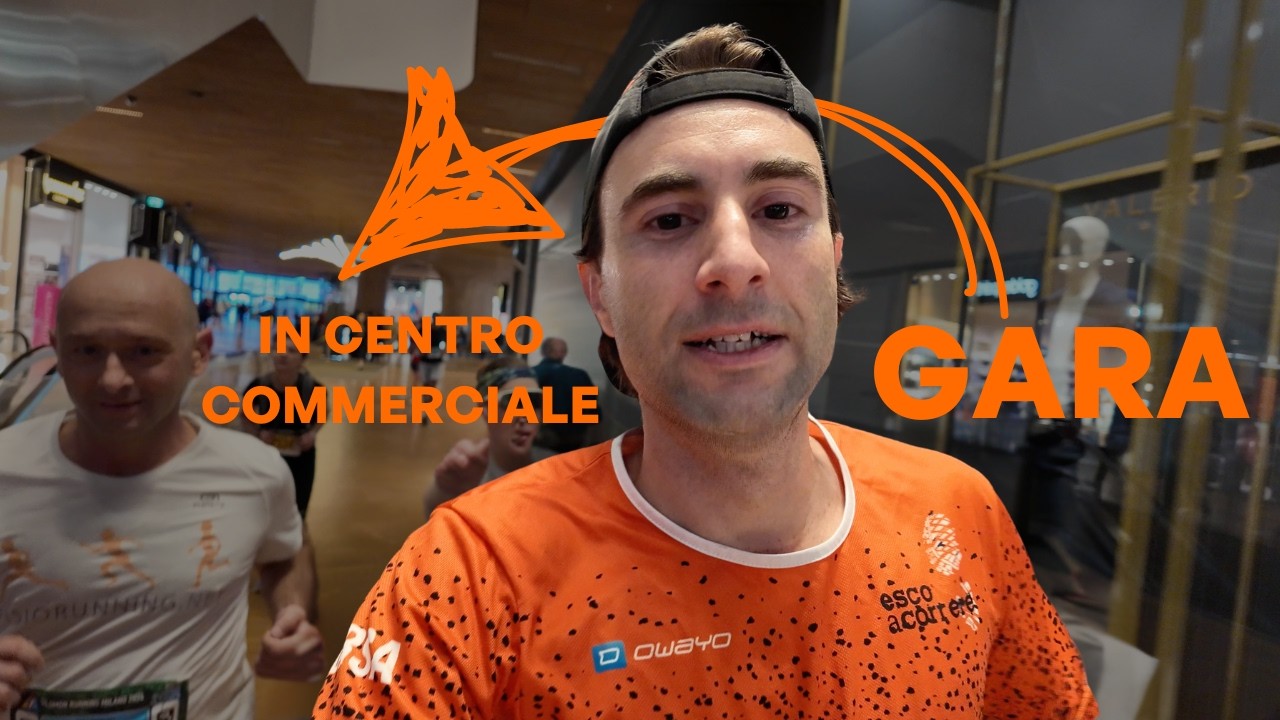 Ho corso IN UN CENTRO COMMERCIALE e un TRAIL a Milano con Salomon