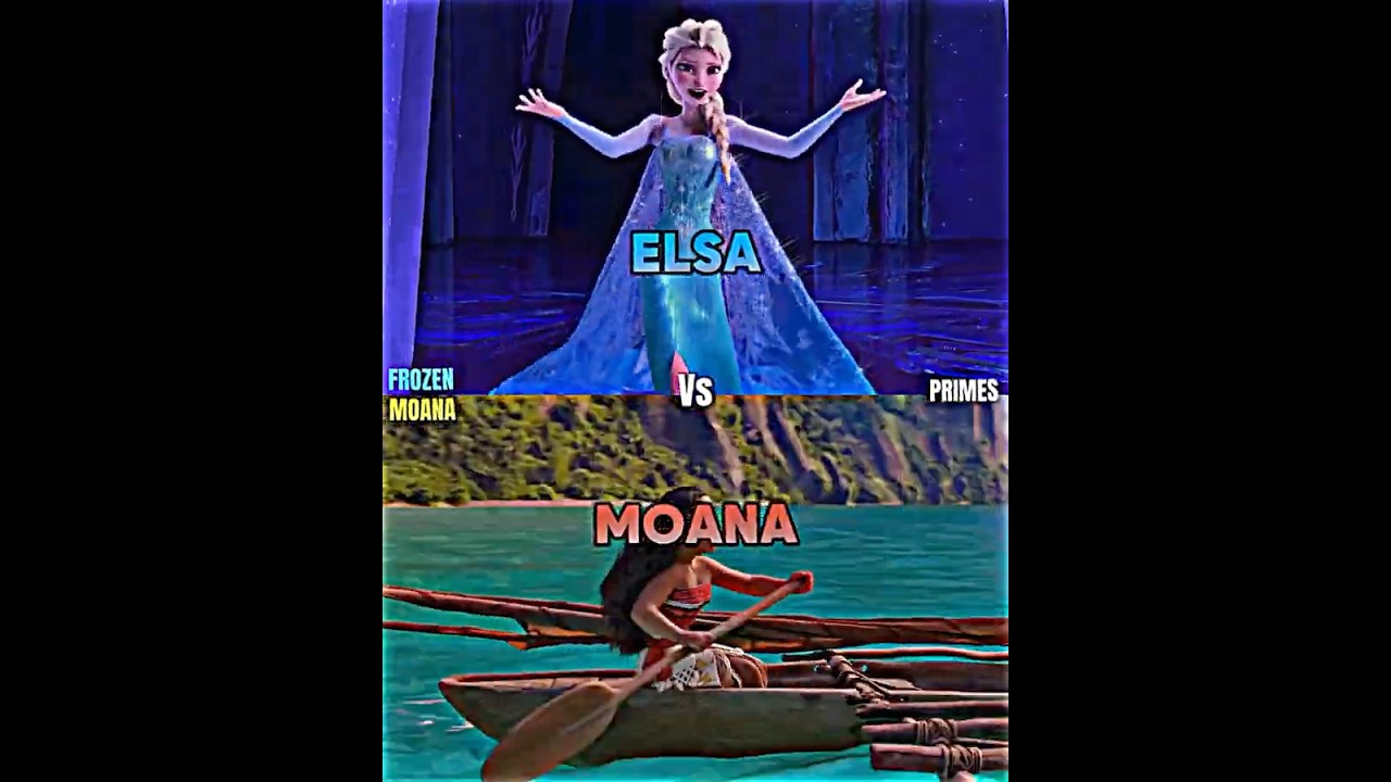 Elsa vs Moana #moana #elsa #frozen #frozen2 #whoisstronger #vsbattle #whoisstrongest #vsedit #vs