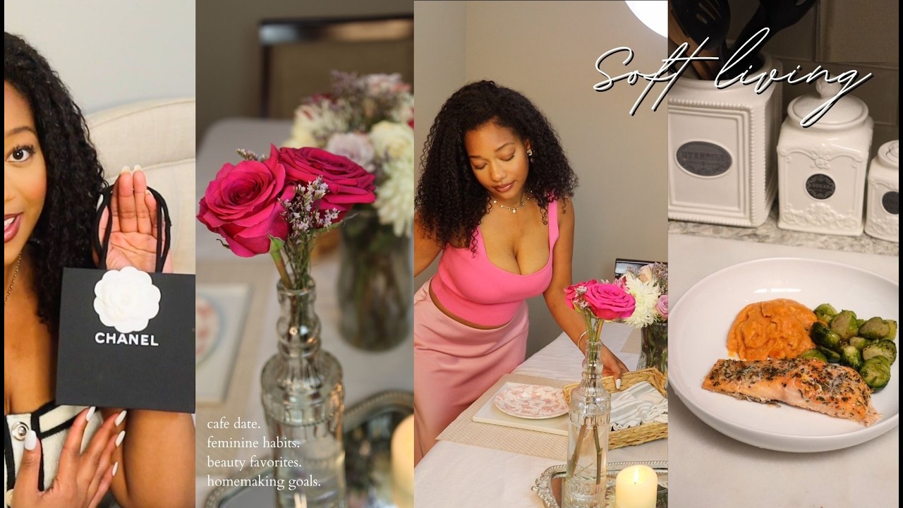 Soft Life Homemaking Vlog 🌷 Weekly Feminine Habits, Chanel Unboxing, Homemaking Goals, Decorating