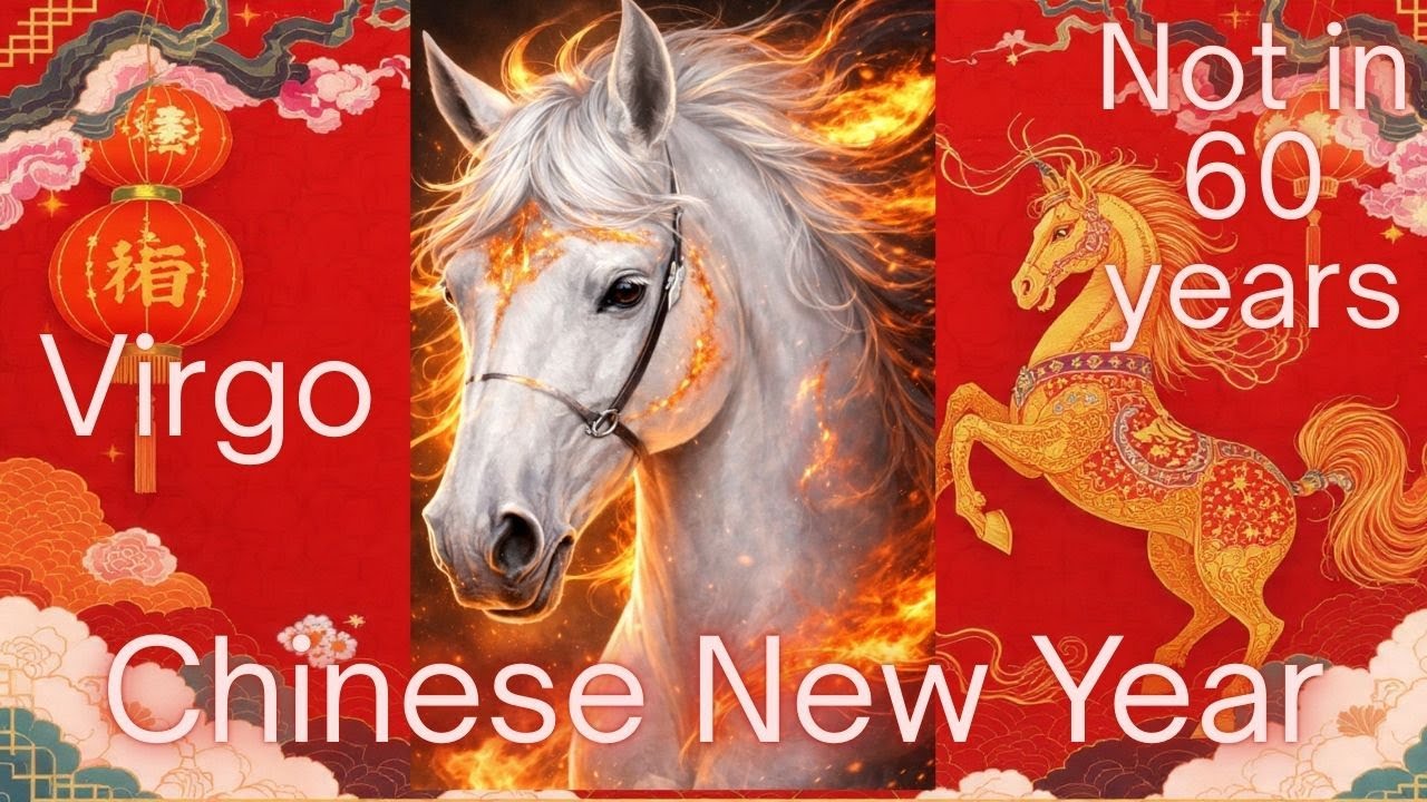 Virgo, Best Year in Decades? Not Again in 60 Years Fire Horse Chinese New Year  #chinesenewyear